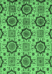 Abstract Emerald Green Modern Rug, abs2361emgrn