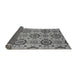 Sideview of Abstract Gray Modern Rug, abs2361gry