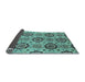 Sideview of Abstract Light Blue Modern Rug, abs2361lblu