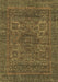 Abstract Brown Modern Rug, abs2362brn