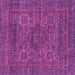 Square Abstract Pink Modern Rug, abs2362pnk