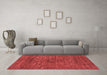 Modern Red Washable Rugs