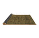 Sideview of Abstract Brown Modern Rug, abs2362brn