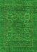 Abstract Green Modern Rug, abs2362grn