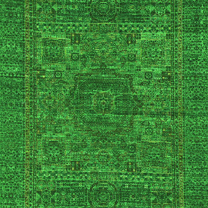 Abstract Green Modern Rug, abs2362grn