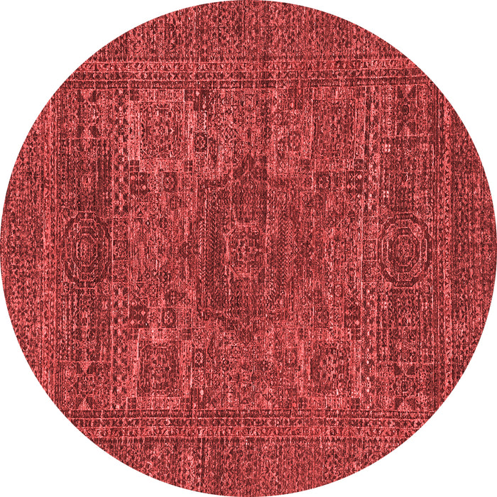 Abstract Red Modern Rug, abs2362red