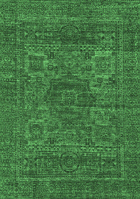 Abstract Emerald Green Modern Rug, abs2362emgrn