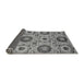 Sideview of Abstract Gray Modern Rug, abs2363gry