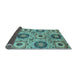 Sideview of Abstract Light Blue Modern Rug, abs2363lblu