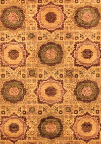 Abstract Orange Modern Rug, abs2363org