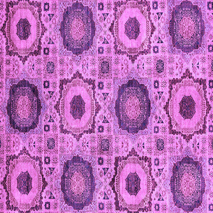 Square Machine Washable Abstract Purple Modern Area Rugs, wshabs2363pur