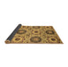 Sideview of Abstract Brown Modern Rug, abs2363brn