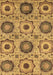 Machine Washable Abstract Brown Modern Rug, wshabs2363brn