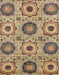 Machine Washable Abstract Brown Green Rug, wshabs2363