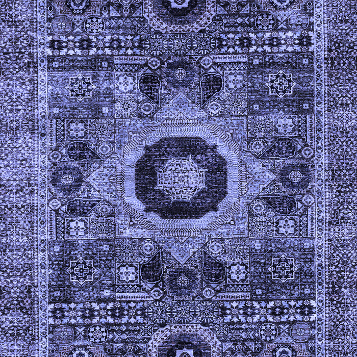 Abstract Blue Modern Rug, abs2364blu