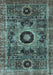 Machine Washable Abstract Light Blue Modern Rug, wshabs2364lblu