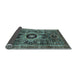 Sideview of Abstract Light Blue Modern Rug, abs2364lblu