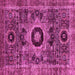 Square Abstract Pink Modern Rug, abs2364pnk