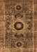 Machine Washable Abstract Brown Modern Rug, wshabs2364brn