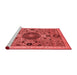 Modern Red Washable Rugs