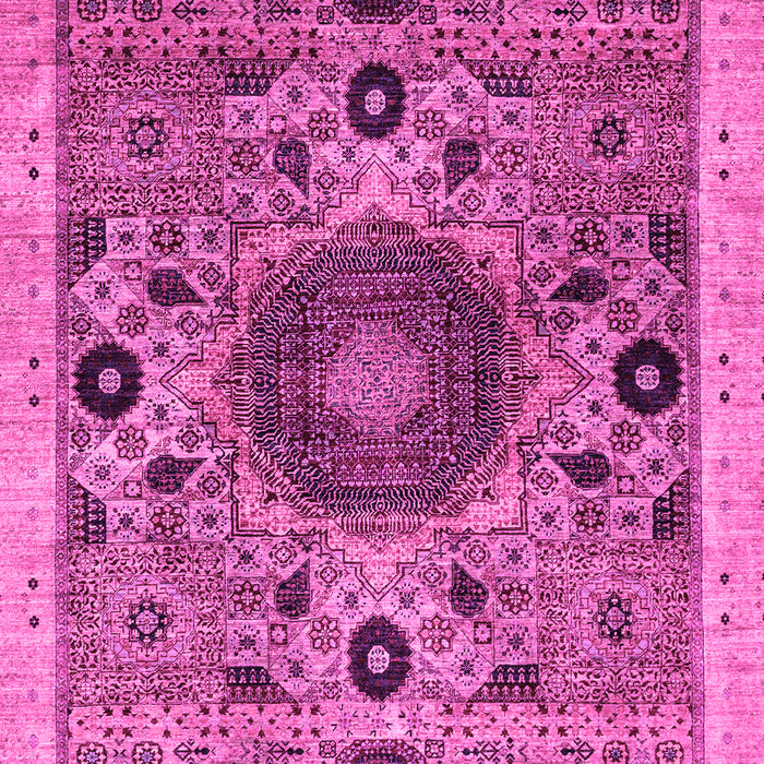 Machine Washable Abstract Pink Modern Rug, wshabs2365pnk