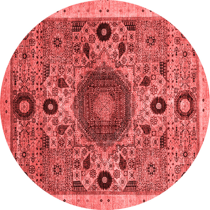 Abstract Red Modern Rug, abs2365red