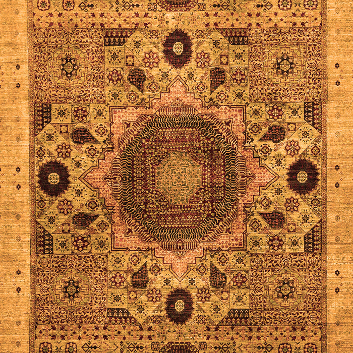 Machine Washable Abstract Orange Modern Area Rugs, wshabs2365org