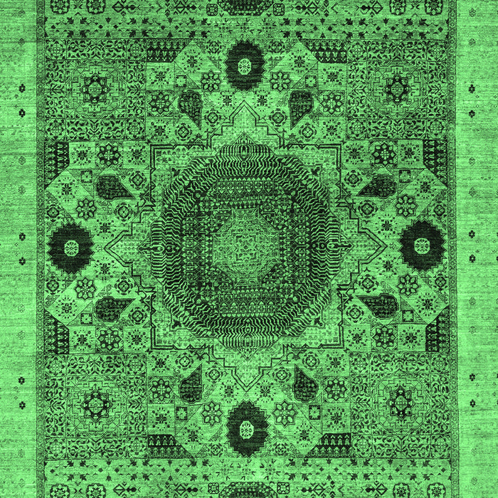 Abstract Emerald Green Modern Rug, abs2365emgrn