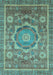 Machine Washable Abstract Light Blue Modern Rug, wshabs2366lblu