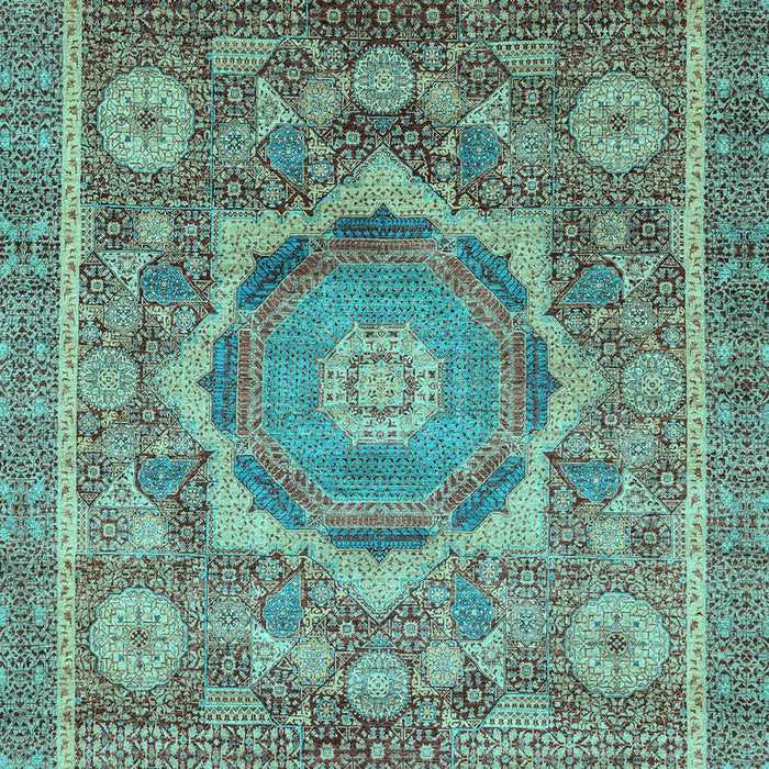 Machine Washable Abstract Light Blue Modern Rug, wshabs2366lblu