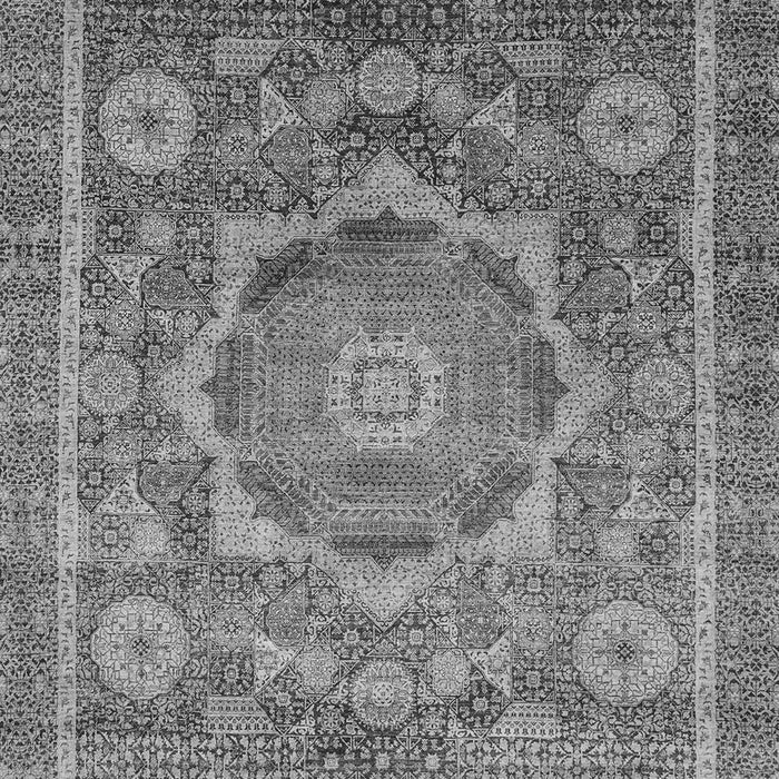 Machine Washable Abstract Gray Modern Rug, wshabs2366gry