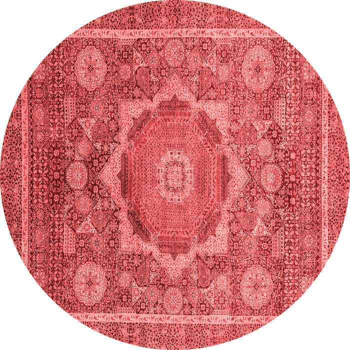 Machine Washable Abstract Red Modern Rug, wshabs2366red