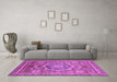 Machine Washable Abstract Purple Modern Area Rugs in a Living Room, wshabs2366pur