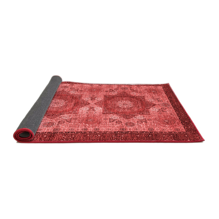 Abstract Red Modern Area Rugs