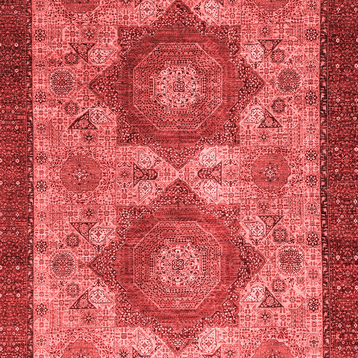 Machine Washable Abstract Red Modern Rug, wshabs2367red