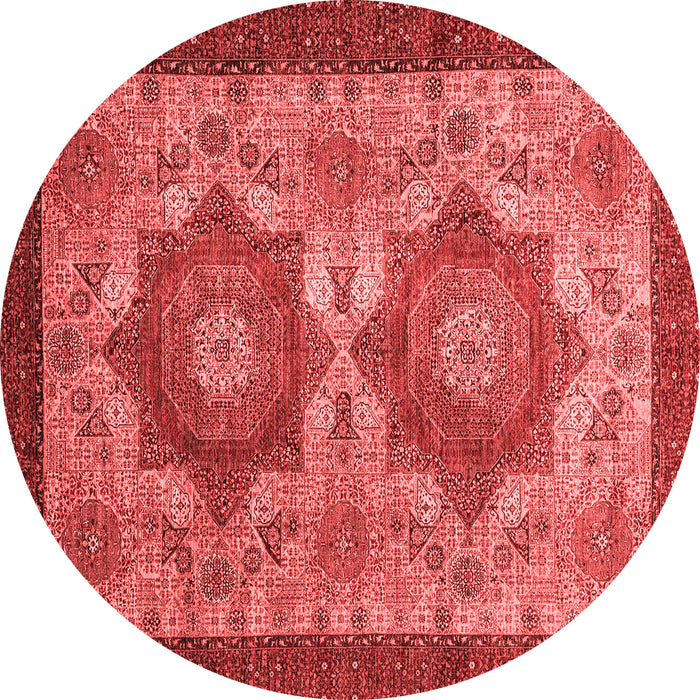 Abstract Red Modern Rug, abs2367red