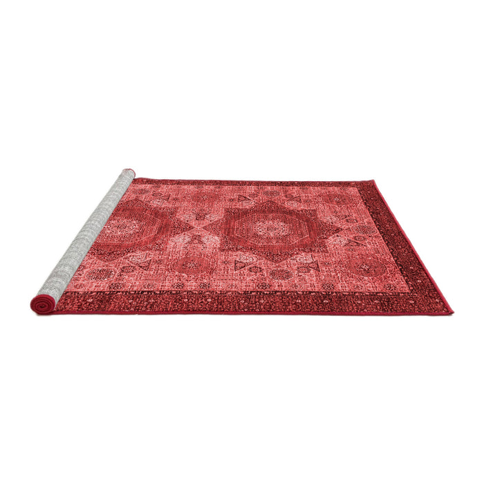 Modern Red Washable Rugs
