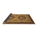 Sideview of Abstract Brown Modern Rug, abs2367brn