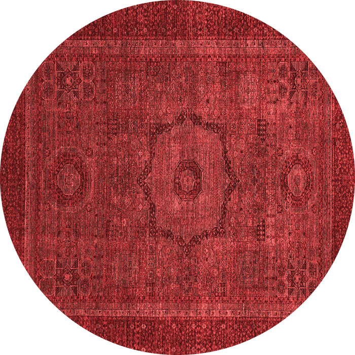 Abstract Red Modern Rug, abs2368red