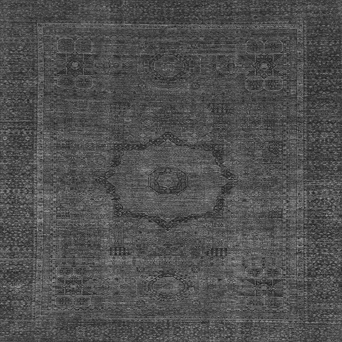 Square Machine Washable Abstract Gray Modern Rug, wshabs2368gry