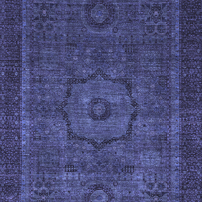 Machine Washable Abstract Blue Modern Rug, wshabs2368blu