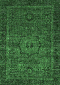 Abstract Emerald Green Modern Rug, abs2368emgrn