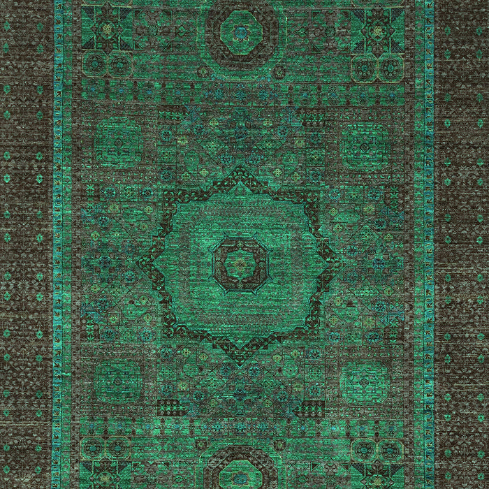 Abstract Turquoise Modern Rug, abs2368turq
