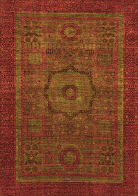 Abstract Orange Modern Rug, abs2368org