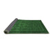 Sideview of Abstract Emerald Green Modern Rug, abs2368emgrn