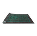 Sideview of Abstract Light Blue Modern Rug, abs2368lblu