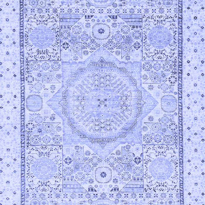 Abstract Blue Modern Rug, abs2369blu