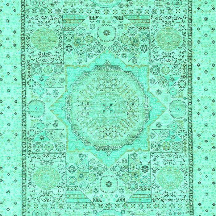 Abstract Turquoise Modern Rug, abs2369turq