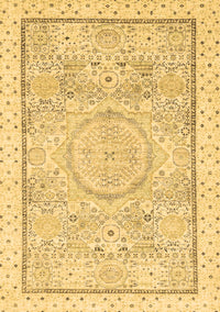 Abstract Brown Modern Rug, abs2369brn