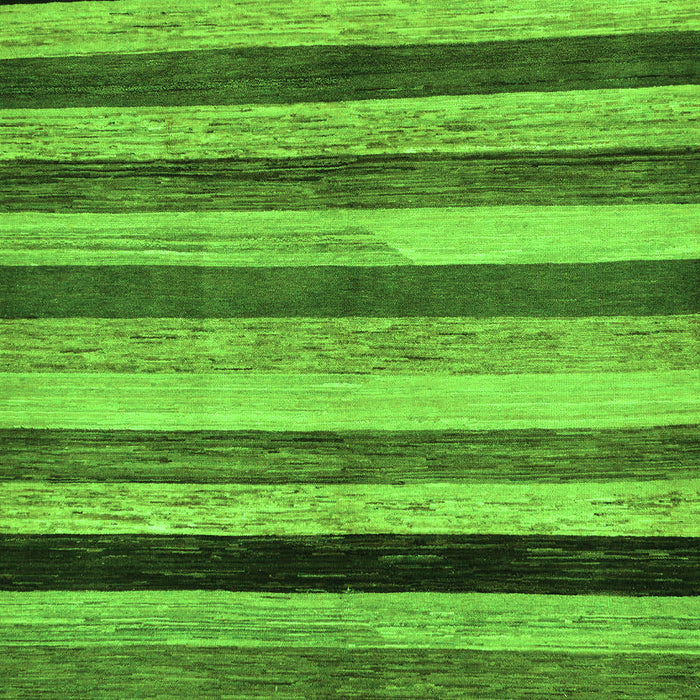 Machine Washable Abstract Green Modern Area Rugs, wshabs236grn